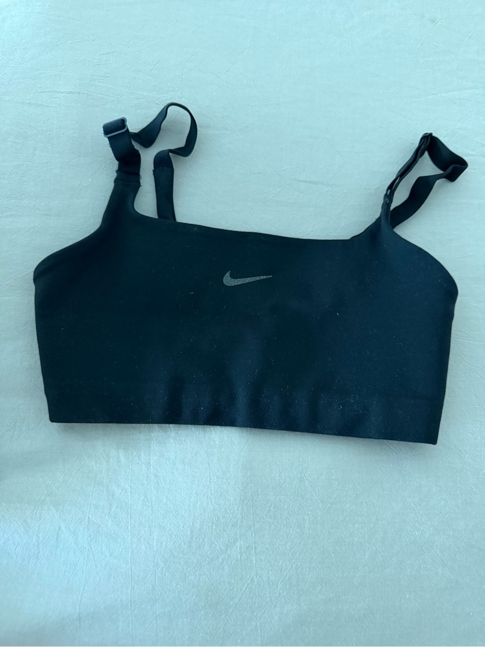 Nike Black Adjustable-Strap Sports Bra